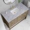 James Martin Vanities 48'' Single Vanity, Pebble Oak w/ 3 CM Carrara White Marble Top D100-V48-PBO-3CAR - alternate 6